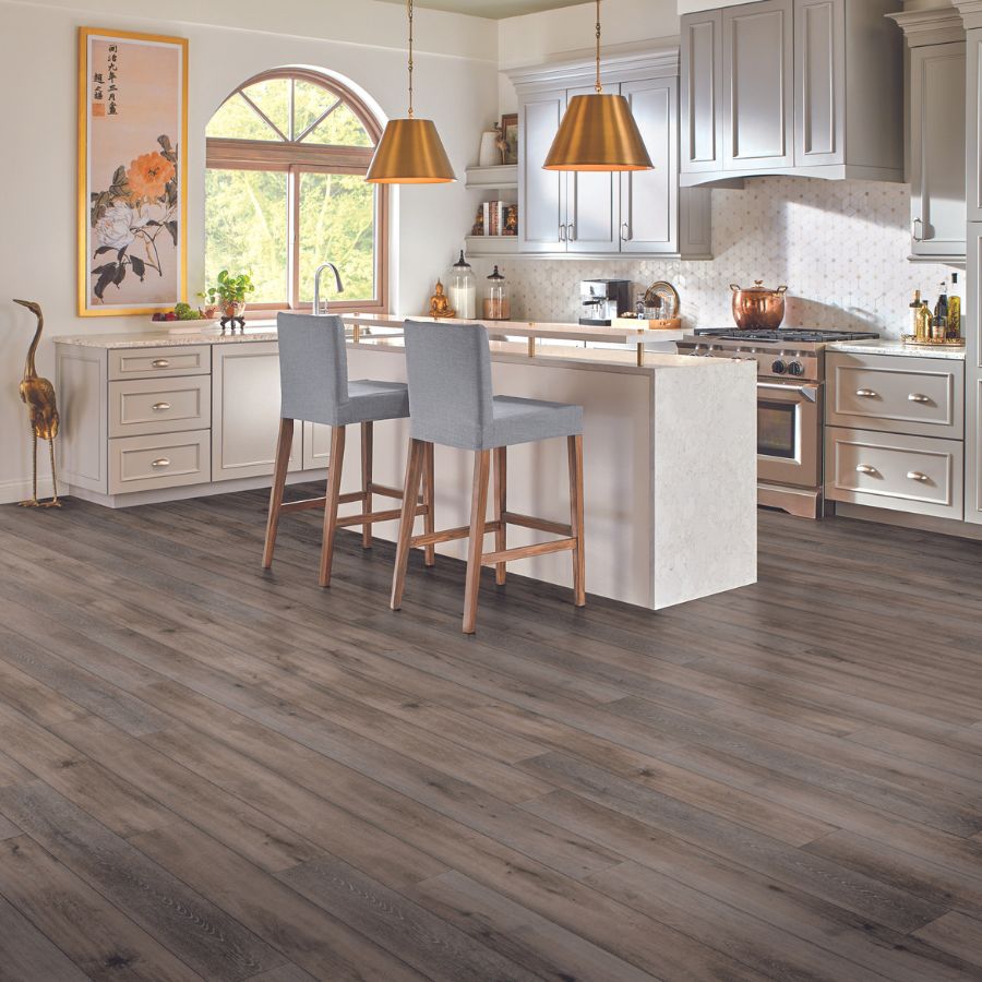 Vinyl floors in a kitchen